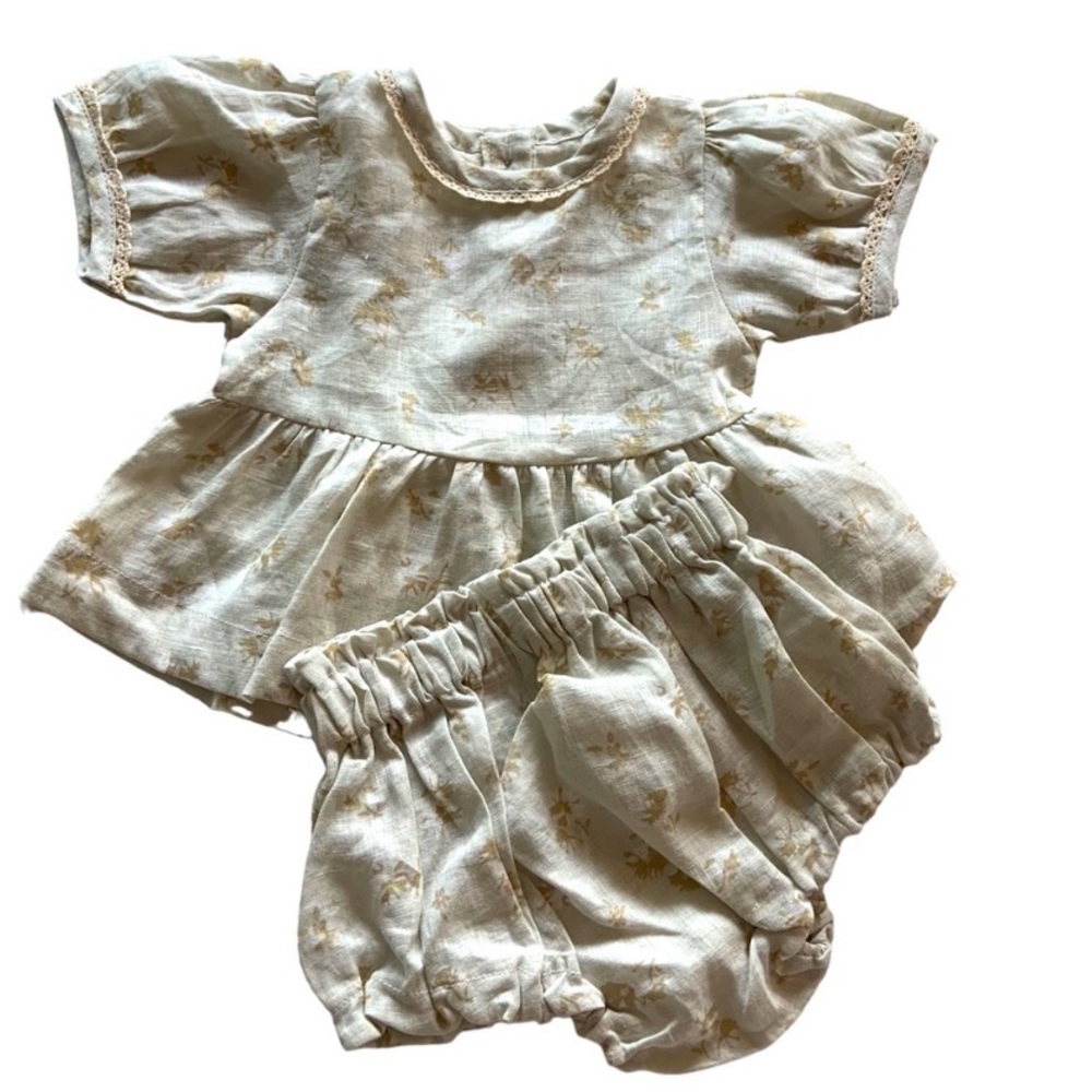 Neutral Floral NWOT Matching Set